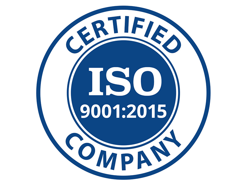 ISO 9001:2015 Sertifikası
